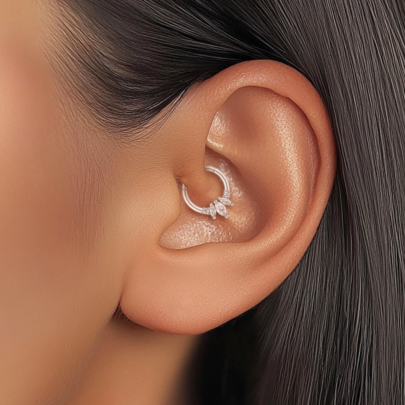 solid gold daith hoop