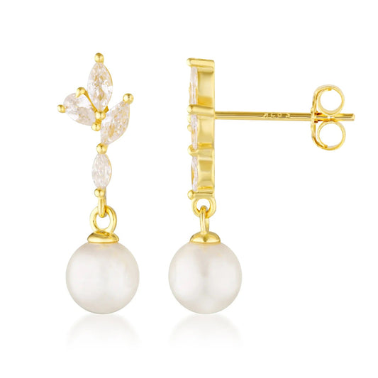 pearl drop earring