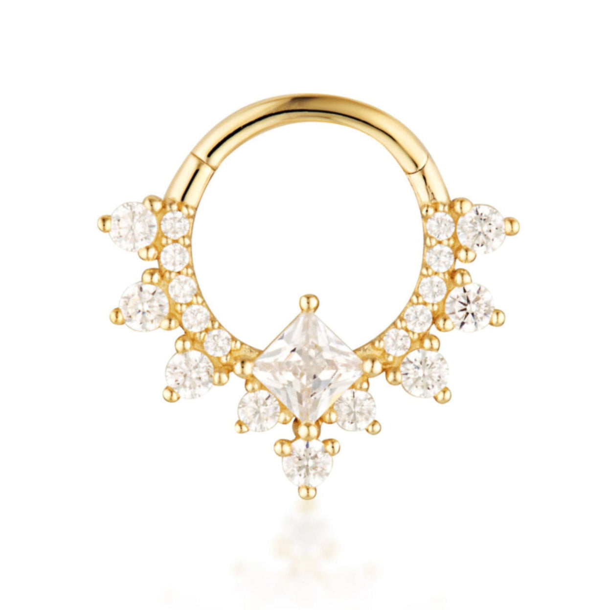 solid gold daith hoop