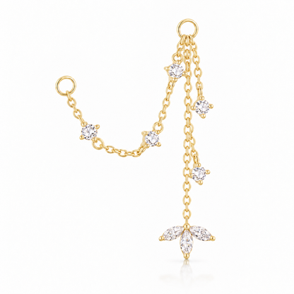 Charlotte Chain Charm - Gold Vermeil