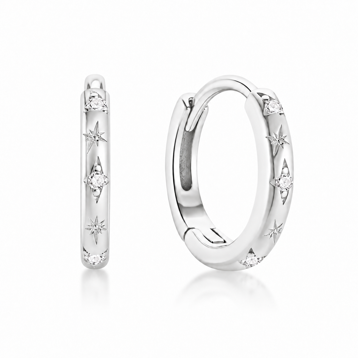 Jonelle Hoop Earrings - Gold Vermeil