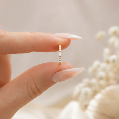 Alicia Cartilage Hoop - 14K Solid Gold