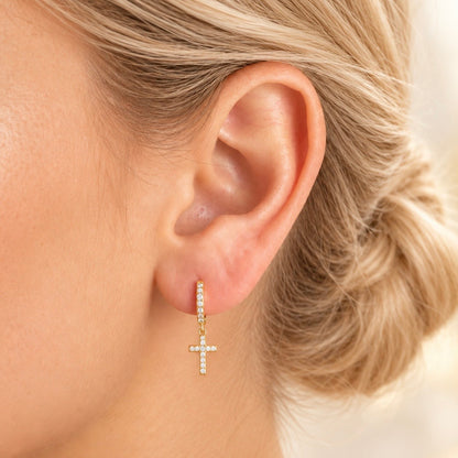 Eve Hoop Earrings - Gold Vermeil