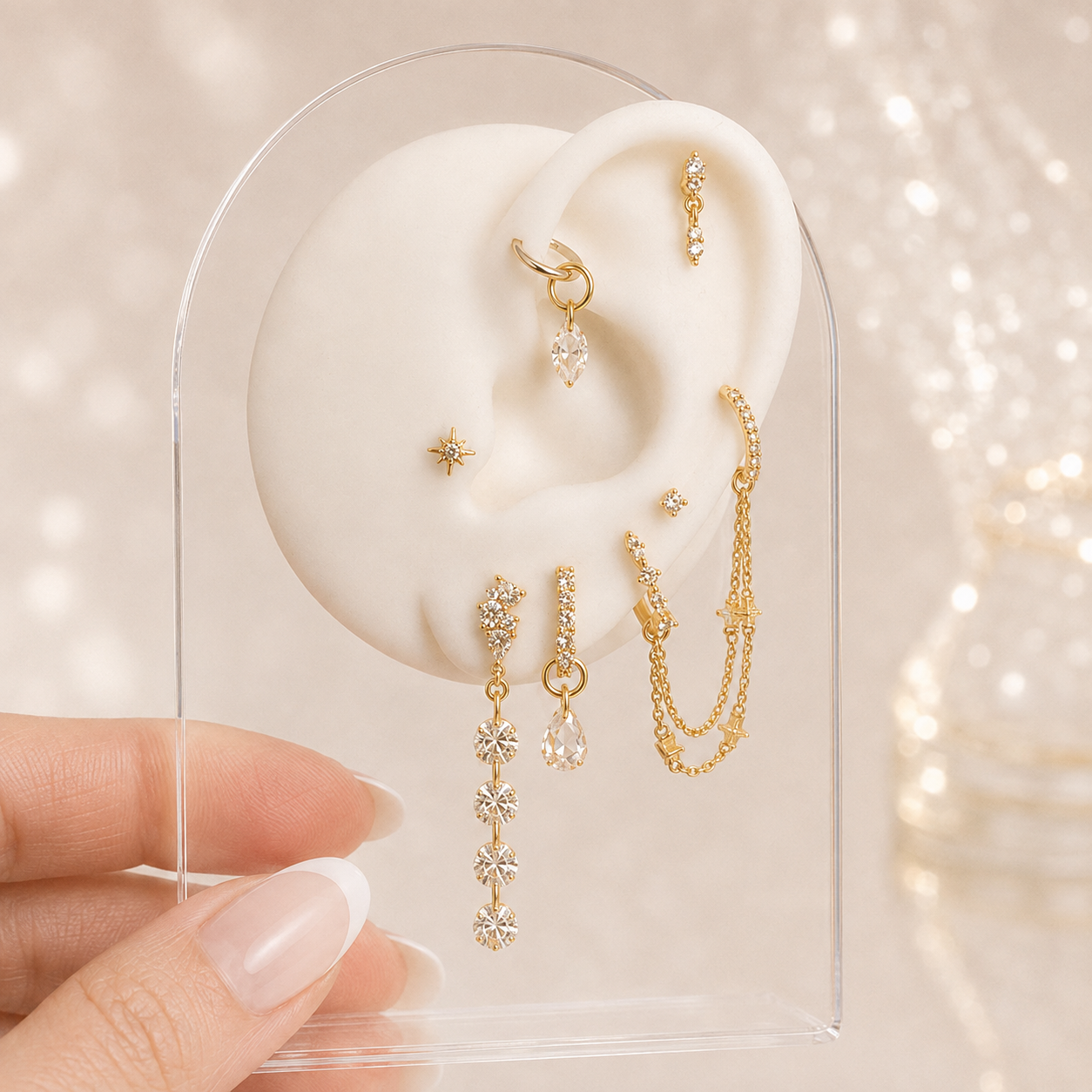 Athena Hoop Earrings - Gold Vermeil