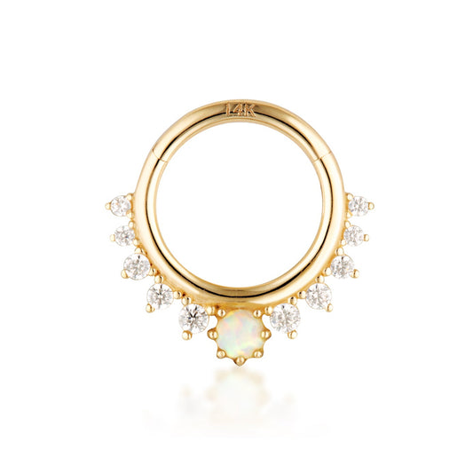 solid gold daith hoop