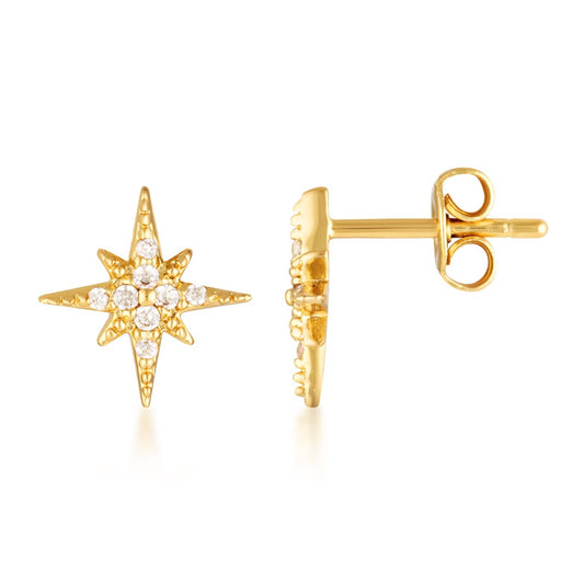 Celeste star shaped stud earrings