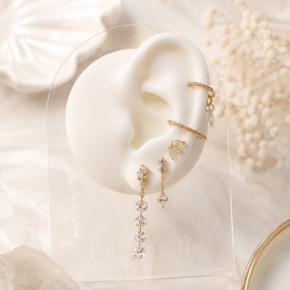 Alicia Conch Hoop - 14K Solid Gold