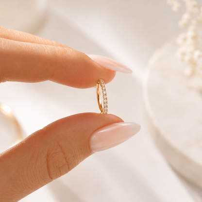 Alicia Conch Hoop - 14K Solid Gold