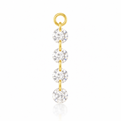 Elysia Earring Charm - Gold Vermeil