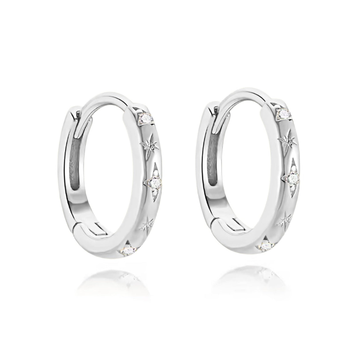Jonelle Hoop Earrings - Gold Vermeil