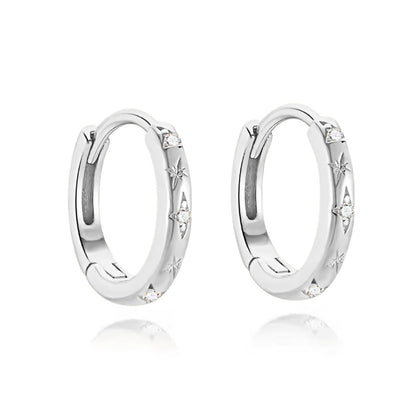 Jonelle Hoop Earrings - Gold Vermeil