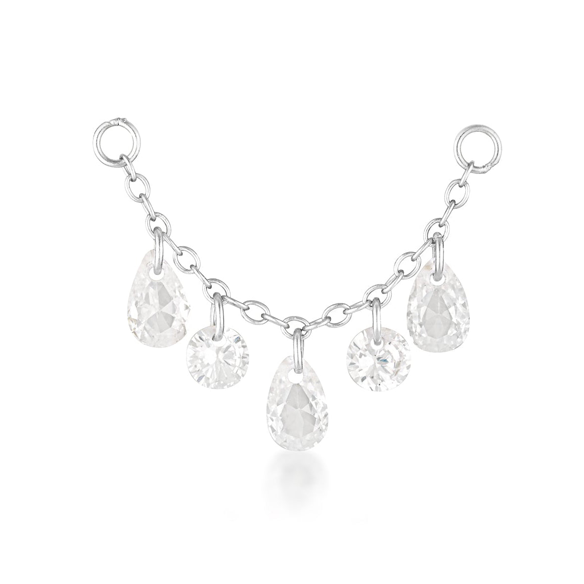 Valentina Chain Charm - 14K Solid Gold