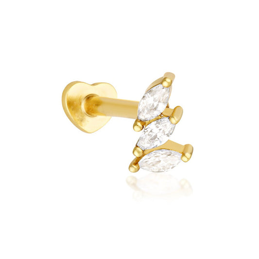 Vivian Flat Back Cartilage Stud