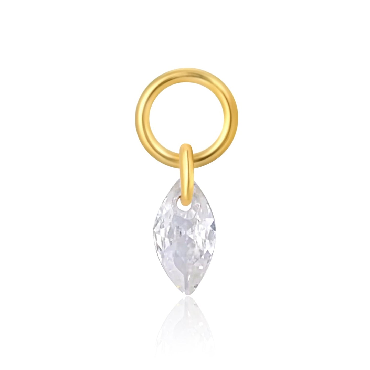 Zoe Earring Charm - Gold Vermeil